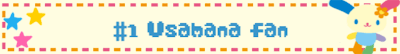 #1 Usahana fan