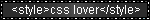 CSS lover