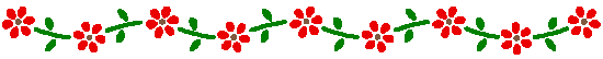 Red flowers with stems