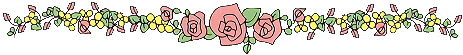 Pink roses and yellow flowers