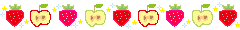 Strawberries and apples