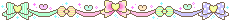 Multicolour bows