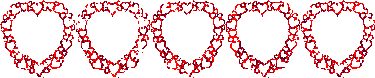 Red hearts