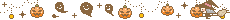 Witch, ghosts, and pumpkins