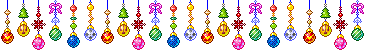 Multicolour ornaments