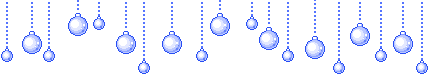 Blue ornaments