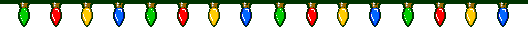 Multicolour Christmas lights