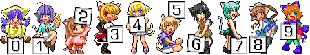 Counter anime girls