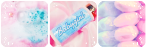 'Babygirl' lighter and bathbomb