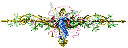 Angel and leaves