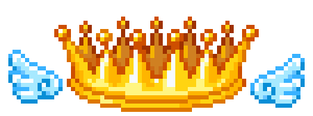 Crown and wings