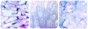 Blue crystals