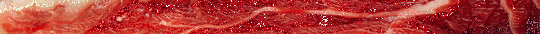 Glittery meat