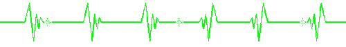 Green heart waves