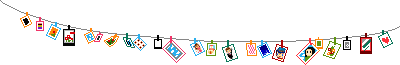 Photos on string