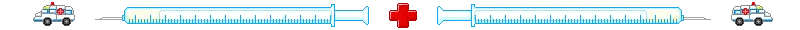 Syringes and ambulances