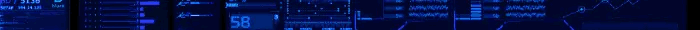 Blue technology bar