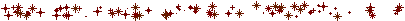 Red sparkles