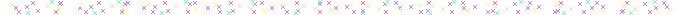 Multicolor sparkles
