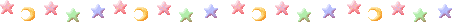Moons and multicolour stars