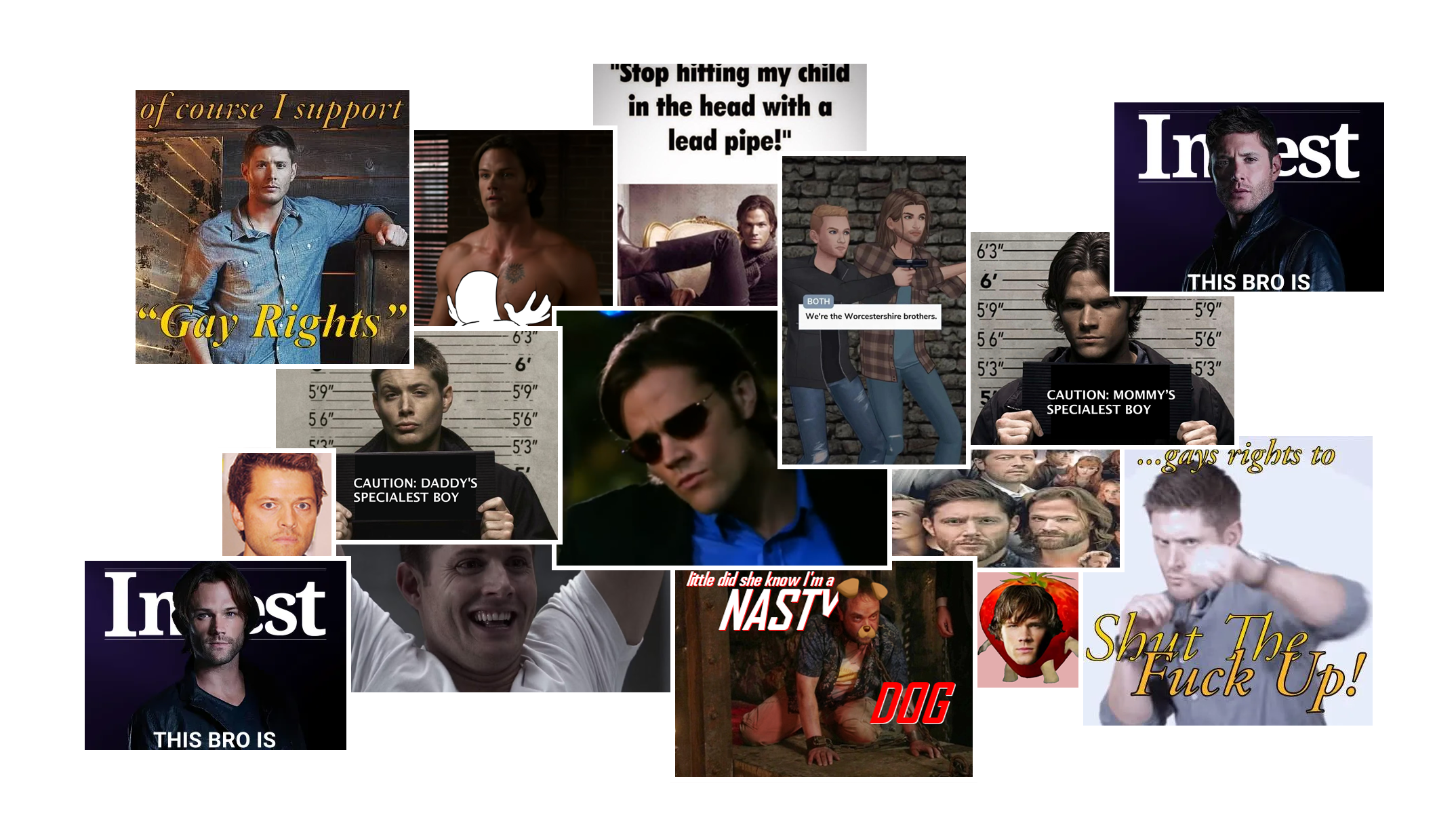 Supernatural - Meme collage