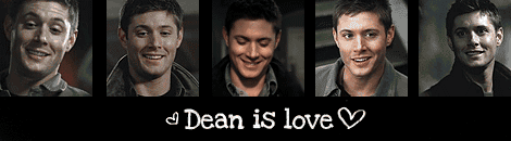 Supernatural - 'Dean is love' banner