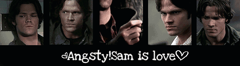 Supernatural - 'Angsty!Sam is love' banner