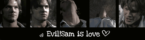 Supernatural - 'Evil!Sam is love' banner