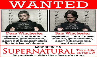 Supernatural - WANTED poster